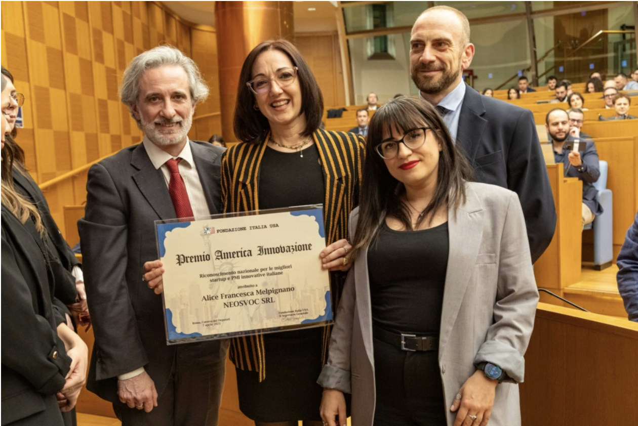 Premio America Innovazione 2024 a NeosVoc